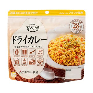 ANSHIN-MAI 安心米 咖哩飯即食炊飯保存包, 100g, 1包