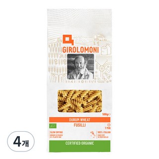 GIROLOMONI 義大利螺旋麵Fusilli, 4個, 500g