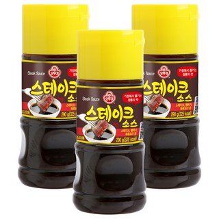 오뚜기 스테이크 소스, 290g, 3개