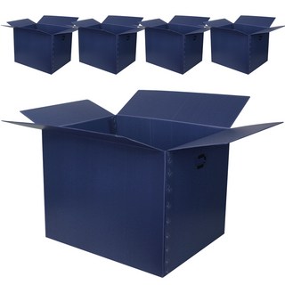 코멧 두꺼운 이사박스 3T 3호~7호 5개입, 네이비, 5개