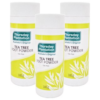 Thursday Plantation 星期四農莊 茶樹腳粉, 1罐, 3罐, 100g
