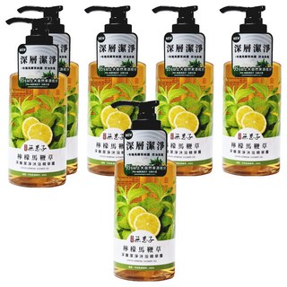 SOAPBERRY 古寶無患子 深層潔淨沐浴精華露 檸檬馬鞭草, 95%以上天然來源成分, 適合中性肌膚, 600g, 6瓶