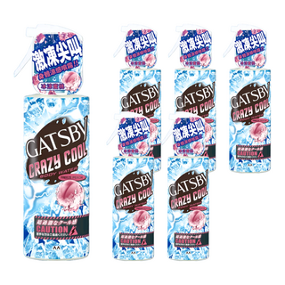 GATSBy 魔法激凍體用噴霧 冰涼蜜桃, 170ml, 6瓶