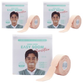 Easysoom SENSITIVE 敏感肌膚專用閉嘴膠帶 60p, 3個