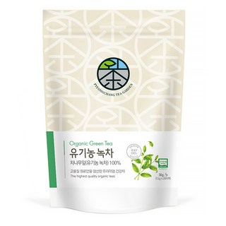 평창다원 유기농 작설 녹차 생분해티백, 1.5g, 20개입, 1개