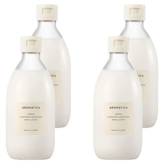 아로마티카 서렌 바디로션 라벤더 앤 마조람, 300ml, 4개