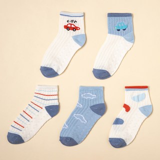 BASE ALPHA ESSENTIALS Rollitree兒童款Kamion網眼襪 5種組