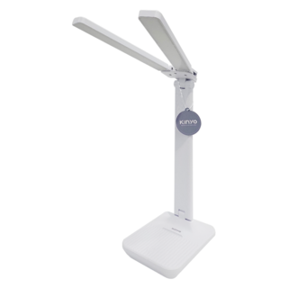 Kinyo PLED-4180 雙燈頭折疊LED檯燈 附Type-C充電線 280 x 122 x 340mm 500g, 白色