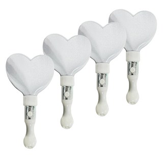 파티공구 LED 하트봉, 화이트, 4개