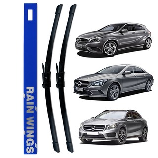 RAIN WINGS 賓士 A CLA GLA級 前雨刷組 W176 C117 X156, 1組