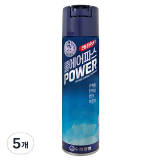 안티푸라민 쿨 에어파스 파워 250ml, 5개, 1개입