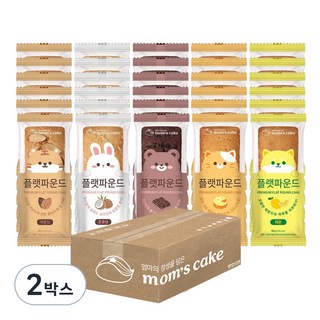 맘스케이크 플랫파운드 혼합세트, 60개, 50g