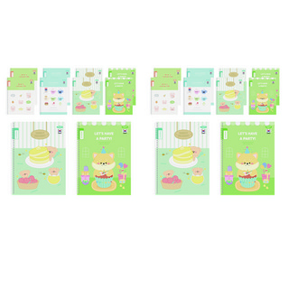 펜피아 1000 초등스프링 8칸쓰기 노트 10p, 랜덤발송, 2개