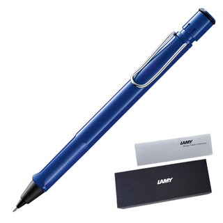 LAMY 사파리 샤프 블루 + 하드케이스 + 리플렛, 0.5mm, 1개
