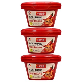 CJ 韓國辣椒醬 葷, 500g, 3罐