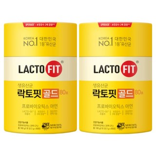 락토핏 정품 골드 80포, 160g, 2개