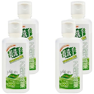 GREEN 綠的 消毒潔手凝露 75%, 60ml, 4瓶