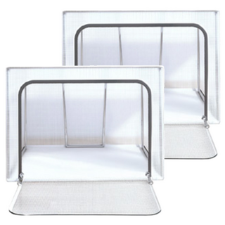 超大透明可視雙開收納箱 110L, 灰色, 2個