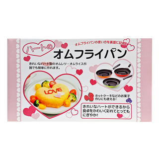 MT.CEDAR 杉山金屬 愛心型歐姆蛋鍋 適用於製作歐姆蛋和歐姆飯, 39cm, 1個