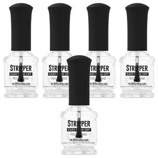 withshyan 可剝式基底卸甲液, 15ml, 5個