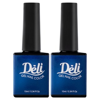 Deli Beauty 凝膠指甲油, BL503 寶礦力藍, 10ml, 2個