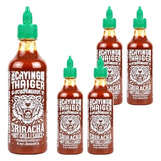 CRYING THAIGER 虎嘯 素麗是拉差香甜辣椒醬, 484g, 5瓶