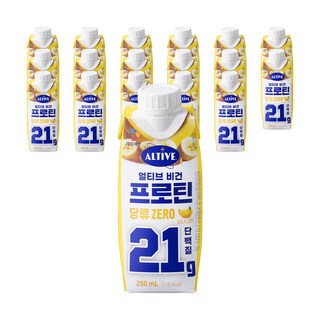 Altive 素食蛋白飲 香蕉口味, 18個, 250ml