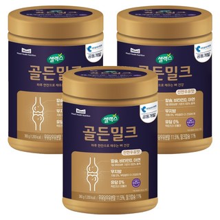GOLDENMILK 每日乳業 成人骨骼保健方案, 360g, 3個