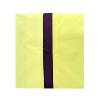 GRACILE 高麗斯 G-102 美晶尼龍全開式雨衣 100%尼龍 台灣製造, 黃色