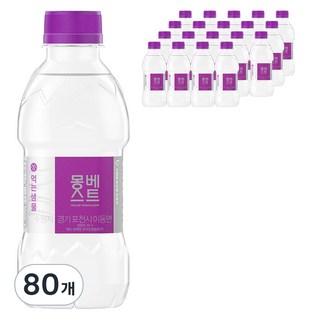 몽베스트 생수, 330ml, 80개