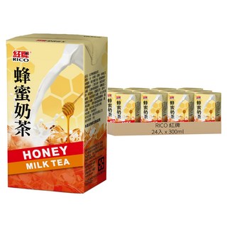 RICO 紅牌 蜂蜜奶茶, 24入, 300ml
