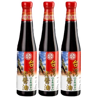 大同醬油 台灣老醬油壺底油膏 420g 黑豆甕釀, 3瓶