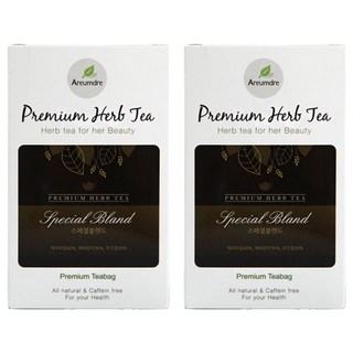 Areumdre 優質白特別配方草本茶, 1.1g, 20入, 2個