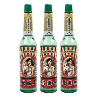 阿嬤的初戀花露水 195ml 經典懷舊香氛 居家除臭清新, 3瓶