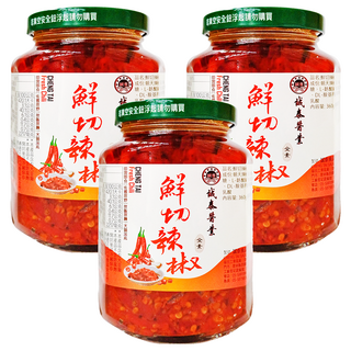 誠泰 鮮切辣椒 360g, 3罐