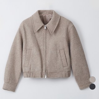 스파오 여성용 울블렌드 블루종 점퍼 SPJJE4TW03