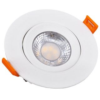 SAMPO 聲寶 7W LED可調式崁燈 7.5cm開孔 LX-PD073E 90 x 43mm, 燈泡色, 1個