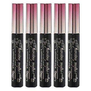 히로인메이크 볼륨앤컬 마스카라 어드밴스드 필름 6g, 01 딥블랙, 5개