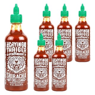 CRYING THAIGER 虎嘯 素麗是拉差香甜辣椒醬, 484g, 6瓶