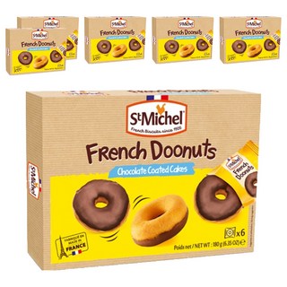 聖米歇爾巧克力塗層甜甜圈 6p, 180g, 6個