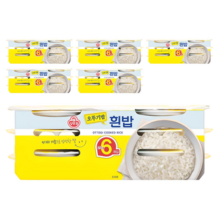 오뚜기 맛있는 오뚜기밥, 210g, 36개