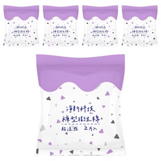 淨新科技 褲型衛生棉, 均碼, 2片, 5包