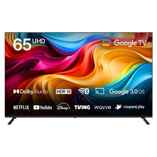 와사비망고 4K UHD 구글OS AI 스마트TV, 164cm(65인치), UGP652 와글와글플레이, 스탠드형, 고객직접설치