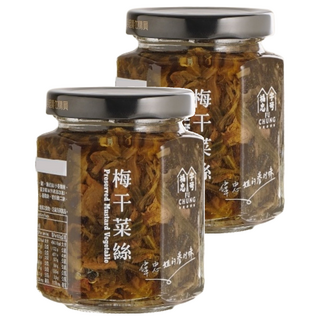 福忠字號 梅干菜絲 台灣產, 180g, 2罐