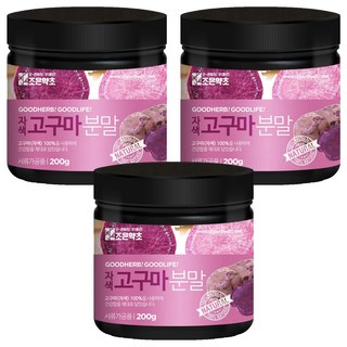 Joeun Herb紫薯粉, 200g, 3個