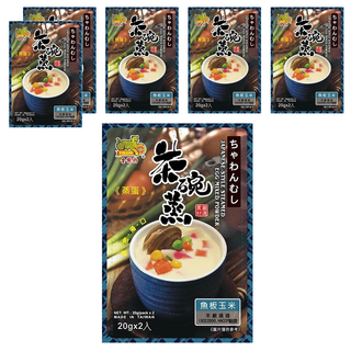 金錢豹 日式茶碗蒸蛋粉 魚板玉米 2入, 40g, 6袋