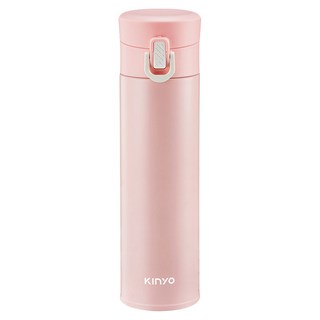 Kinyo 304不鏽鋼超輕量彈蓋保溫杯 KIM-30, 粉色, 300ml, 1個
