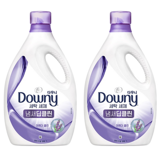 다우니 냄새 딥클린 라벤더클린 세탁세제 본품, 3L, 2개