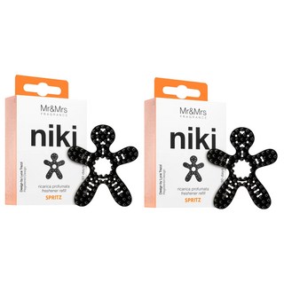 Mr&Mrs FRAGRANCE NIKI 車用香氛片 補充包 清新空氣, 2盒