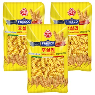 OTTOGI 不倒翁 螺旋麵, 500g, 3包
